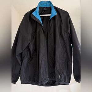 Nike Women’s Athletic Jacket / Windbreaker Black & Blue | Size Medium (8–10)